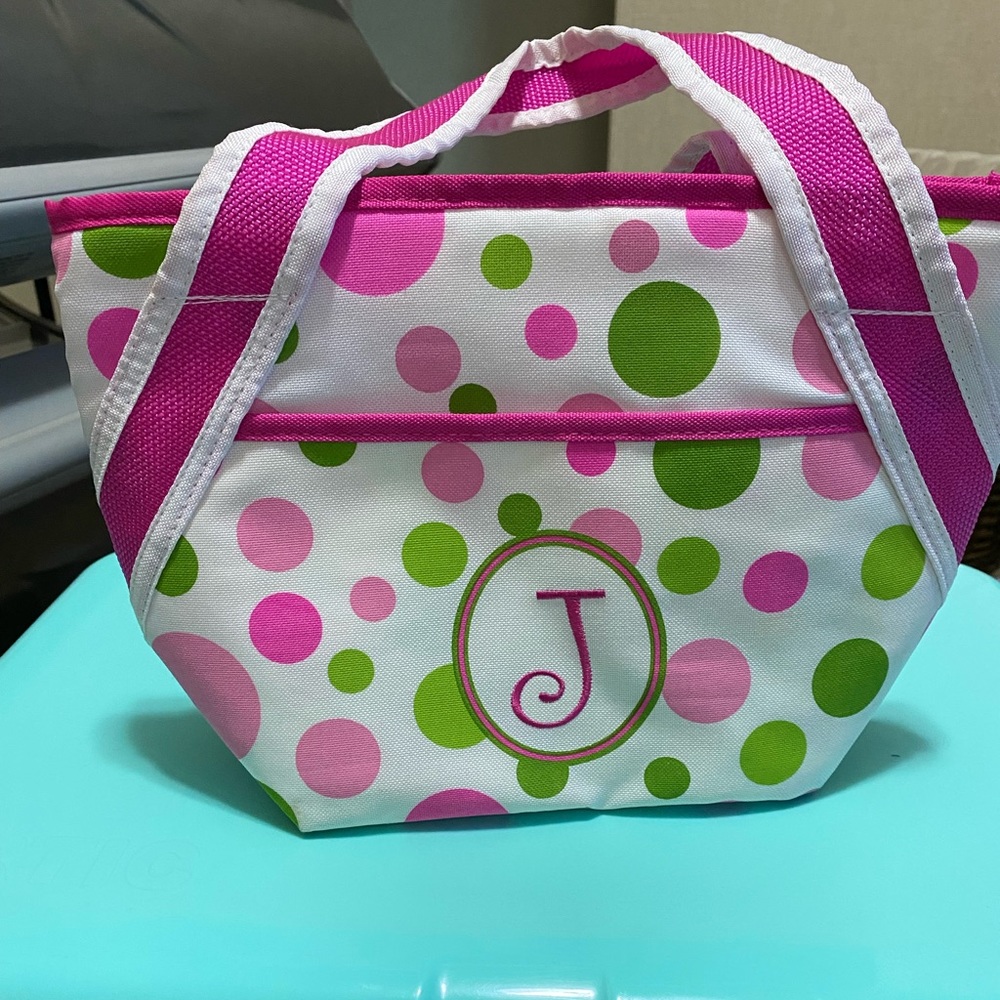 Monogrammed lunch bag